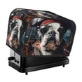 thumbnail image 1 of Uemuo Pirate Bulldog On Deck Print Toaster Cover 2 Slice, Small Kitchen Appliance Covers, Toaster Oven Cover with Loop, Bread Machine Cover Dust Cover Protection, 1 of 7