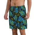 thumbnail image 1 of Uemuo Play Game Pattern Men's Swim Trunks Hawaiian Beach Bathing Suit Swimsuits Beach Quick-Dry Shorts with Pockets-Medium, 1 of 9