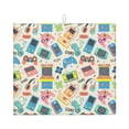 thumbnail image 1 of Uemuo Playing Video Games Pattern Dish Drying Mat,16*18 inch Absorbent Dish Drainer Kitchen Counter,Large Size Dish Drying Pad for Countertops,Sinks,Draining Racks, 1 of 6