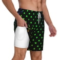 thumbnail image 1 of Uemuo Poker Shapes Pattern Mens Swim Trunks Quick Dry Board Shorts with Mesh Lining, Stretch Beach Shorts Quick Dry No-Chafing Board Shorts-X-Large, 1 of 9