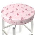thumbnail image 1 of Uemuo Poodle Dog Pattern Round Bar Stool Seat Covers Washable Stool Cushion Slipcover Elastic Bar Chair Covers-, 1 of 7