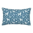 thumbnail image 1 of Uemuo Poodle Dog Print Throw Pillow Case – Cozy & Soft Cushion Cover, Hypoallergenic Pillow Case for Sleeping, Perfect for Women with Envelope Closure-16"x24", 1 of 6