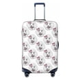 thumbnail image 1 of Uemuo Poodle Dog Printed Washable Luggage Cover - Fashion Suitcase Protector Fits 18-32 Inch Luggage -Large, 1 of 9