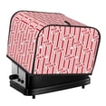 thumbnail image 1 of Uemuo Popcorn 1 Print Toaster Cover 4 Slice, Small Kitchen Appliance Covers, Toaster Oven Cover with Loop, Bread Machine Cover Dust Cover Protection, 1 of 7
