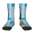 thumbnail image 1 of Uemuo Prague Ratter Dog in Bathtub Printed Kids Boys Socks Seamless Crew Socks Crazy Funny Athletic Sport Socks for Children, 1 of 6