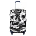 thumbnail image 1 of Uemuo Psychedelic Skull Illusion Art Printed Washable Luggage Cover - Fashion Suitcase Protector Fits 18-32 Inch Luggage -X-Large, 1 of 9