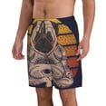 thumbnail image 1 of Uemuo Pug dog Yoga Pattern Men's Swim Trunks Hawaiian Beach Bathing Suit Swimsuits Beach Quick-Dry Shorts with Pockets-XX-Large, 1 of 9