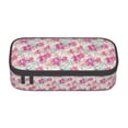 thumbnail image 1 of Uemuo Purple Watercolor Flowers Printed Large Pencil Case, Big Capacity Pencil Pouch Stationery Pen Bag, Storage High Capacity Bag Pouch Holder Box Organizer, Marker Pen Case, 1 of 1
