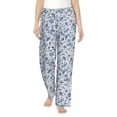 thumbnail image 1 of Uemuo Rabbit And Butterfly Pattern Women's Wide Leg Palazzo Lounge Pants with Pockets Light Weight Loose Comfy Casual Pajama Pants-Medium, 1 of 9