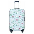 thumbnail image 1 of Uemuo Rabbit And Butterfly Printed Washable Luggage Cover - Fashion Suitcase Protector Fits 18-32 Inch Luggage -Medium, 1 of 9