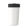 thumbnail image 1 of Uemuo Rabbit And Carrot Print Carry Insulated Coffee Mug, Travel Mug with Hidden Handle, Insulated Coffee Flask, Leak-proof Travel Mug Insulated Mug for Office, 1 of 8