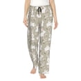 thumbnail image 1 of Uemuo Rabbit And Flower Pattern Women's Wide Leg Palazzo Lounge Pants with Pockets Light Weight Loose Comfy Casual Pajama Pants-Small, 1 of 9