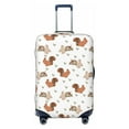 thumbnail image 1 of Uemuo Rabbit And Squirrel Printed Washable Luggage Cover - Fashion Suitcase Protector Fits 18-32 Inch Luggage -, 1 of 9