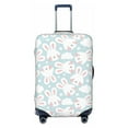 thumbnail image 1 of Uemuo Rabbit And Star Printed Washable Luggage Cover - Fashion Suitcase Protector Fits 18-32 Inch Luggage -, 1 of 9