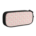 thumbnail image 1 of Uemuo Rabbit Printed Pencil Pen Case, Portable Pencil Pouch with Zipper, Compact Stationery Bag Makeup Bag, Pencil Bag for Home Office, 1 of 9