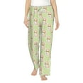thumbnail image 1 of Uemuo Rabbit With Tie Pattern Women's Wide Leg Palazzo Lounge Pants with Pockets Light Weight Loose Comfy Casual Pajama Pants-XX-Large, 1 of 9