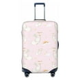 thumbnail image 1 of Uemuo Rainboe And Rabbit Printed Washable Luggage Cover - Fashion Suitcase Protector Fits 18-32 Inch Luggage -Small, 1 of 9