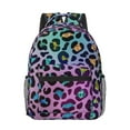thumbnail image 1 of Uemuo Rainbow Animal Skin Printed Student Durable Water-resistant Backpack,Travel Backpack,Outdoor Activities Backpack, Laptop Backpack, Multi-compartment Backpack, 1 of 5
