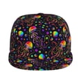 thumbnail image 1 of Uemuo Rainbow Jellyfishes Pattern Women's Baseball Cap,Straight Brim Hat,Golf Dad Hat,Travel Hat,Sun Protection Cap,Everyday Accessory, 1 of 9
