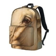 Uemuo Rainbow White Horse Pattern Backpack for Work and Travel
