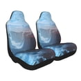 thumbnail image 1 of Uemuo Red And Blue Fire Mountains Pattern Car Seat Covers for Front Seats Waterproof Seat Covers for Cars, Universal Auto Front Seats Protector Fits for Car-, 1 of 6