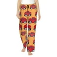 thumbnail image 1 of Uemuo Red Cars Pattern Women's Wide Leg Palazzo Lounge Pants with Pockets Light Weight Loose Comfy Casual Pajama Pants-X-Large, 1 of 9