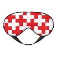 thumbnail image 1 of Uemuo Red Cross 1 Pattern Sleep Eye Mask - Light Blocking Sleep Mask Blocking Out Light Perfectly, Soft and Comfortable Night Eye Mask, Eye Blinder, 1 of 7