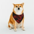 thumbnail image 1 of Uemuo Red Dragon On Black Summer Dog Bandanas,Cat Pet scarf,Soft Cotton Puppy Cat Scarfs Washable,Pets Gift-Medium, 1 of 8