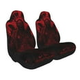 thumbnail image 1 of Uemuo Red Gothic Skeleton Throne Pattern Car Seat Covers for Front Seats Waterproof Seat Covers for Cars, Universal Auto Front Seats Protector Fits for Car-1, 1 of 6
