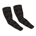 thumbnail image 1 of Uemuo Red Poker Printed Arm Sleeves, Cooling UV Sun Protection Sports Compression for Men/Women, 1 of 8