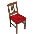 thumbnail image 1 of Uemuo Red Rose Pattern Waterproof Square Couch Cushion Covers, Magic Sofa Covers Washable, Stretch Sofa Seat Cushion Slipcovers, 1 of 9