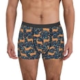 thumbnail image 1 of Uemuo Reindeer Pattern Men's Boxer Briefs,Trunk Anti-Chafing,Comfortable, Durable, and Stylish Underwear-X-Large, 1 of 9