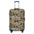 thumbnail image 1 of Uemuo Retro Excavator Printed Washable Luggage Cover - Fashion Suitcase Protector Fits 18-32 Inch Luggage -X-Large, 1 of 9
