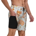 thumbnail image 1 of Uemuo Retro Floral Butterfly Pattern Mens Swim Trunks Quick Dry Board Shorts with Mesh Lining, Stretch Beach Shorts Quick Dry No-Chafing Board Shorts-XX-Large, 1 of 9