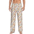 thumbnail image 1 of Uemuo Retro Floral Pattern Men's Wide Leg Palazzo Lounge Pants with Pockets Light Weight Loose Comfy Casual Pajama Pants-XX-Large, 1 of 9