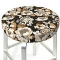 thumbnail image 1 of Uemuo Retro Hydrangeas Pattern Round Bar Stool Seat Covers Washable Stool Cushion Slipcover Elastic Bar Chair Covers-13 inch, 1 of 7