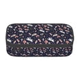 thumbnail image 1 of Uemuo Retro Rabbit Flower Printed Large Pencil Case, Big Capacity Pencil Pouch Stationery Pen Bag, Storage High Capacity Bag Pouch Holder Box Organizer, Marker Pen Case, 1 of 9