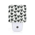 thumbnail image 1 of Uemuo Retro Rooster Night Light, Night Lights Plug into Wall, Dusk to Dawn Sensor Warm White Led Night Light 0.5W-UK, 1 of 9