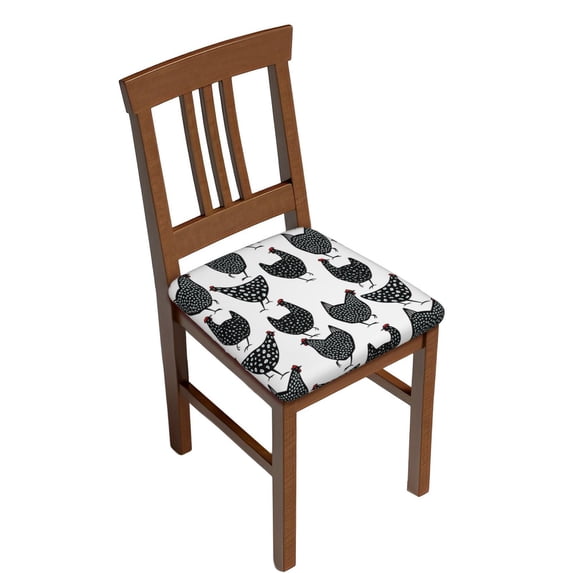 Uemuo Retro Rooster Pattern Waterproof Square Couch Cushion Covers, Magic Sofa Covers Washable, Stretch Sofa Seat Cushion Slipcovers