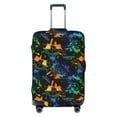 thumbnail image 1 of Uemuo Retro Truck Printed Washable Luggage Cover - Fashion Suitcase Protector Fits 18-32 Inch Luggage -, 1 of 9