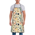 thumbnail image 1 of Uemuo Rockets Printed Bib Apron, Adjustable , Water and Oil Resistant, Cooking Kitchen Chef Apron for Women Men, 1 of 5