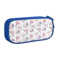 thumbnail image 1 of Uemuo Rose Flower B Printed Pencil Pen Case, Portable Pencil Pouch with Zipper, Compact Stationery Bag Makeup Bag, Pencil Bag for Home Office, 1 of 9
