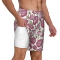 thumbnail image 1 of Uemuo Rose Flowers Pattern Mens Swim Trunks Quick Dry Board Shorts with Mesh Lining, Stretch Beach Shorts Quick Dry No-Chafing Board Shorts-X-Large, 1 of 9