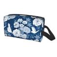 thumbnail image 1 of Uemuo Rose Flowers Pattern Portable Toiletry Bags with Handle, Waterproof travel Make up Bags for Women, Large Capacity Travel Cosmetic Bags, 1 of 9