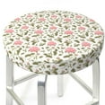 thumbnail image 1 of Uemuo Rose Flowers Pattern Round Bar Stool Seat Covers Washable Stool Cushion Slipcover Elastic Bar Chair Covers-, 1 of 7