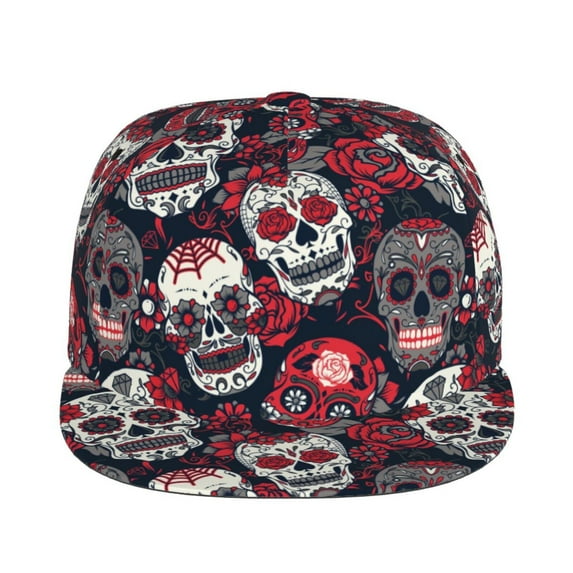 Uemuo Rose Flowers Pattern Women's Baseball Cap,Straight Brim Hat,Golf Dad Hat,Travel Hat,Sun Protection Cap,Everyday Accessory