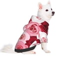 thumbnail image 1 of Uemuo Rose for Winter Dog Hoodie Sweatshirts with Pockets Warm Dog Clothes for Small Dogs Chihuahua-XX-Large, 1 of 8