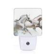 thumbnail image 1 of Uemuo Running White Horses Night Light, Night Lights Plug into Wall, Dusk to Dawn Sensor Warm White Led Night Light 0.5W-UK, 1 of 1