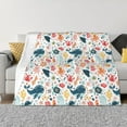 thumbnail image 1 of Uemuo Sea Life 1 Printed Throw Blanket for Couch, Fluffy Fuzzy Blankets for Bed, Sofa, Cozy Flannel Faux Fur Blanket-60"x50", 1 of 6