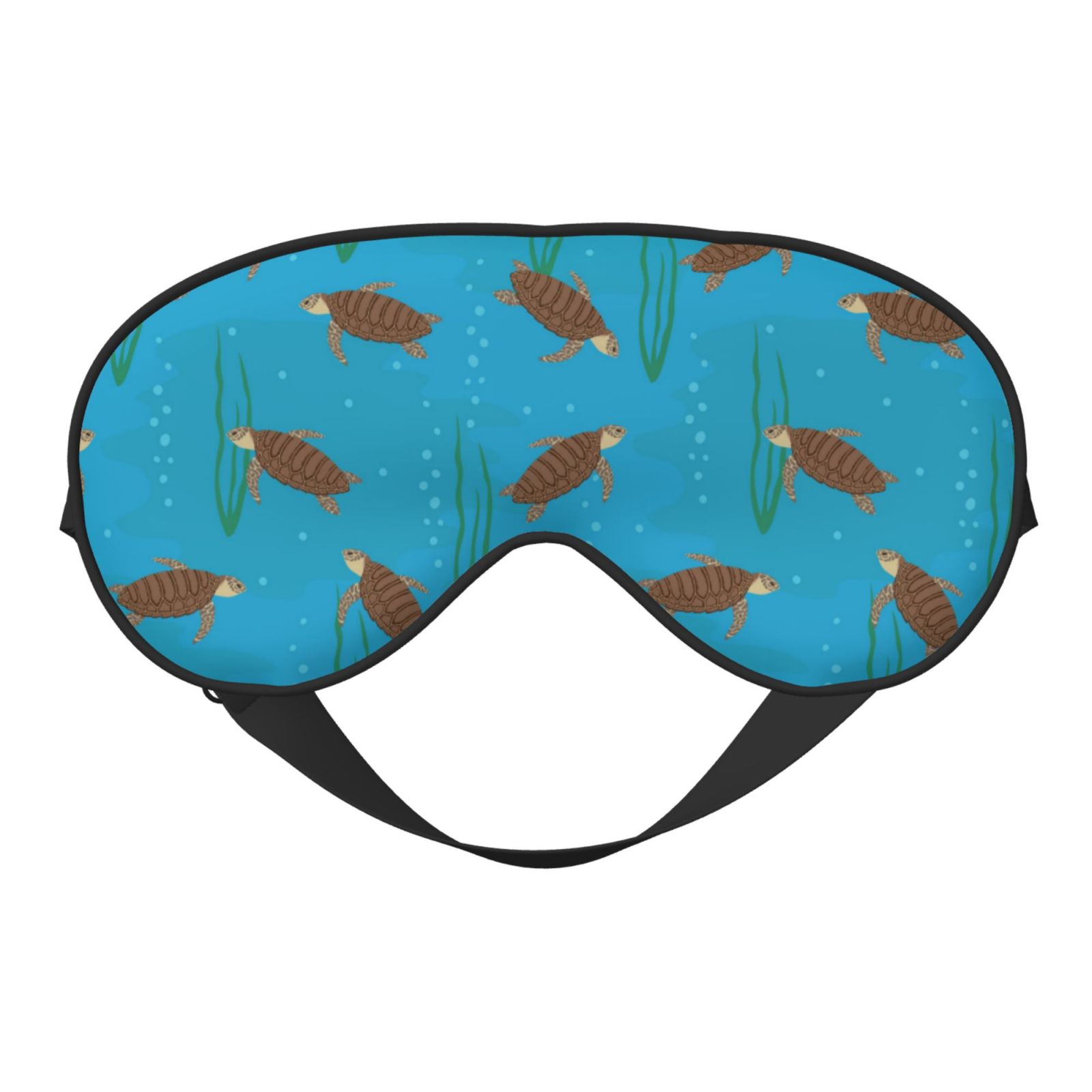Uemuo Sea Turtle Pattern Sleep Eye Mask - Light Blocking Sleep Mask ...